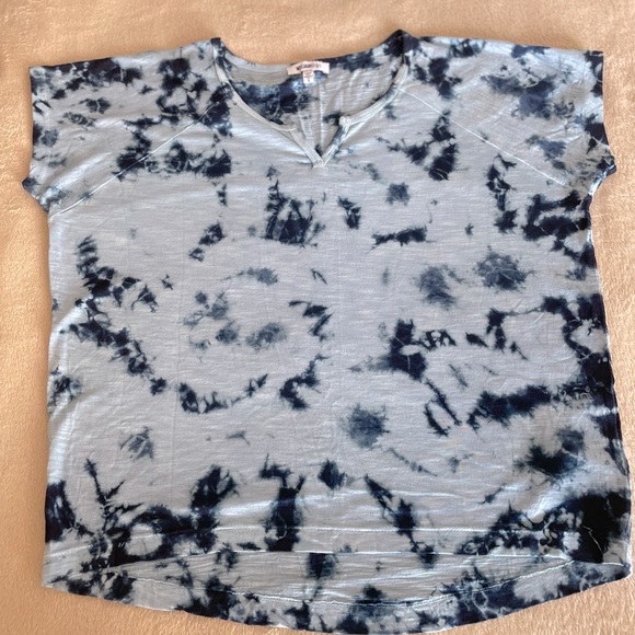 William Rast Tie Dye V-Neck T-Shirt - Size S - Picture 6 of 11